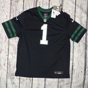 Sauce Gardner New York Jets Nike NFL Football Men's New Loose Black Jersey
